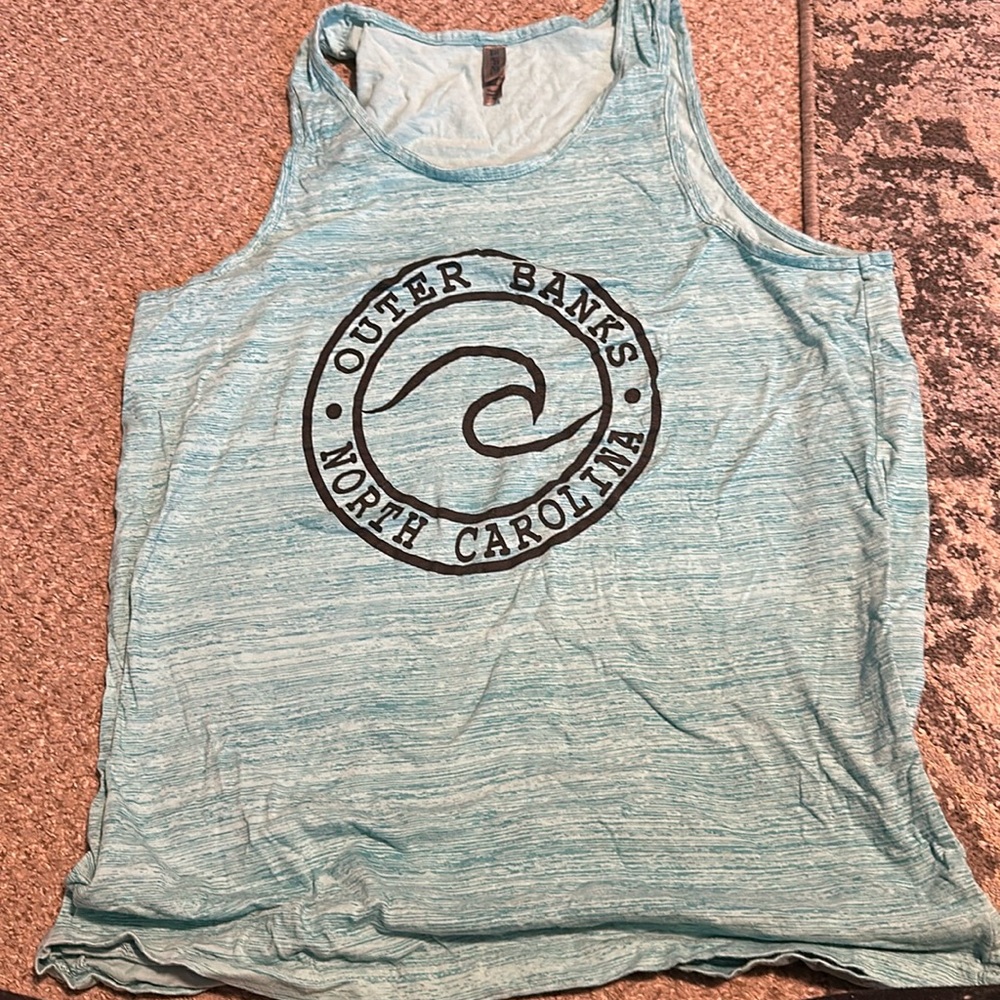 Teal Muscle Tee